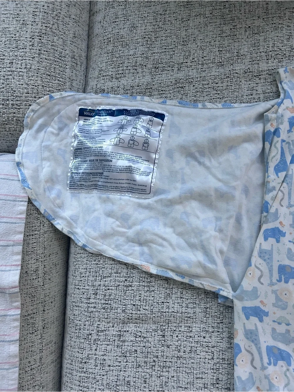 HALO SleepSack Swaddle - 3 Way Swaddle